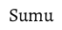 Sumu